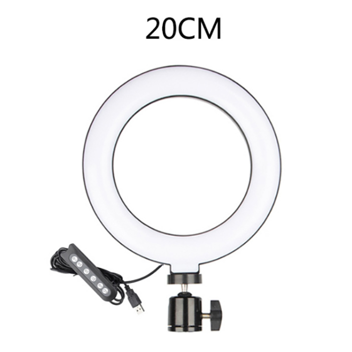 DC5V USB 7 Colors Wire Control RGB Real-Time LED Ring Light Applicant for Live Broadcast and Photography DC5V USB 7 Colors Wire Control RGB Real-Time LED Ring Light Applicant for Live Broadcast and Photography